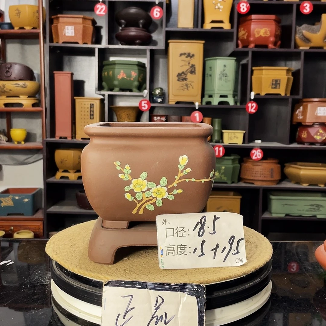D-盆尚好紫砂花盆