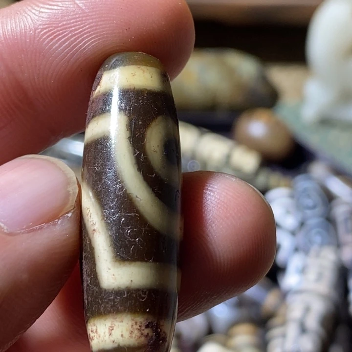 玛瑙/玉髓合金颈饰二眼