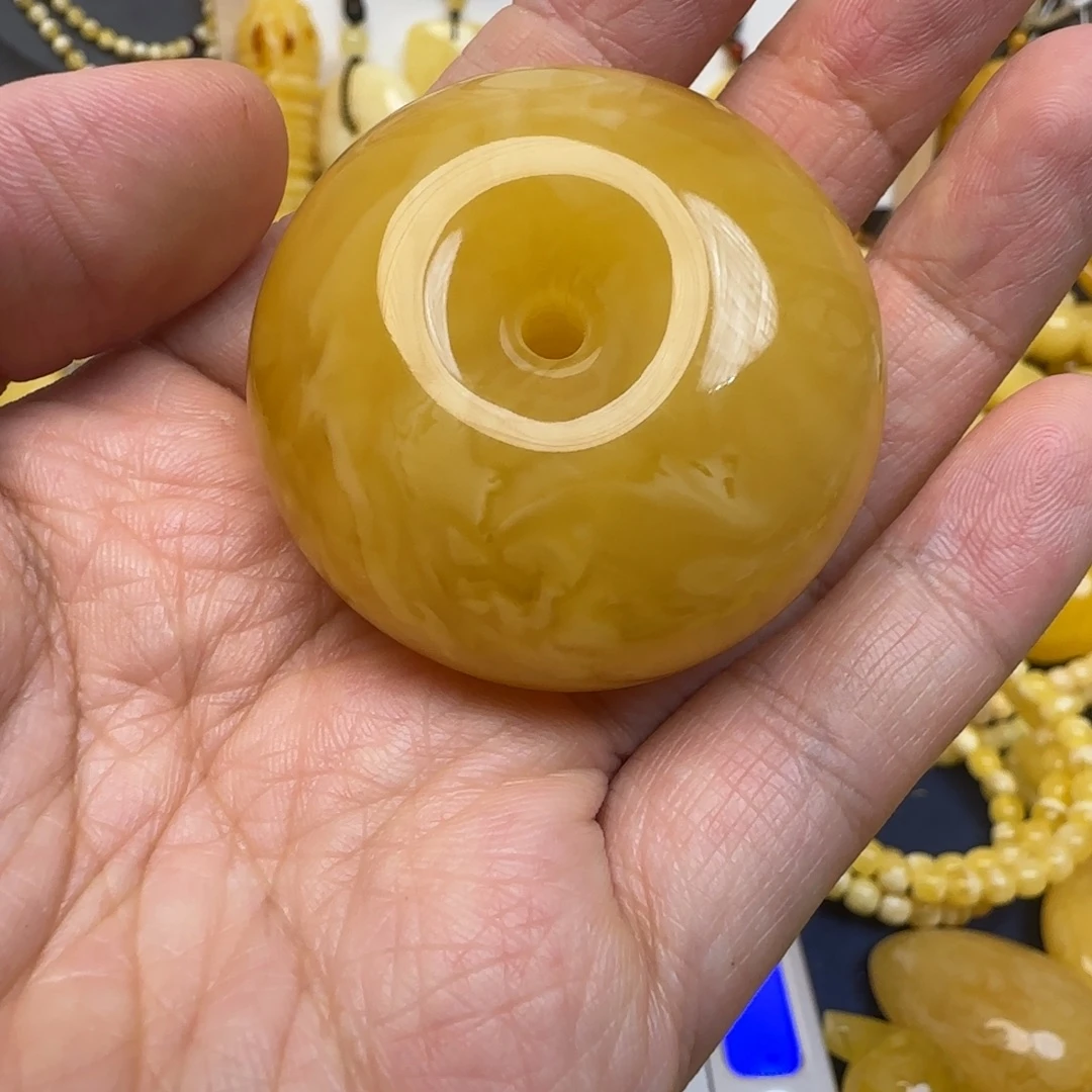 蜜蜡未镶嵌颈饰天然蜜蜡