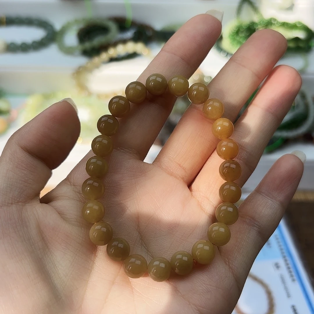 和田玉颈饰未镶嵌卡8糖单圈