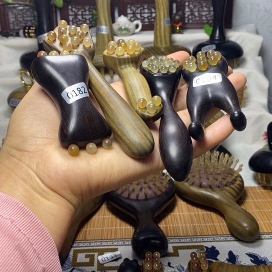 五选一眼部脸部按摩羊角