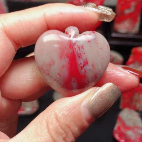 昌化鸡血石W昌化鸡血石挂件