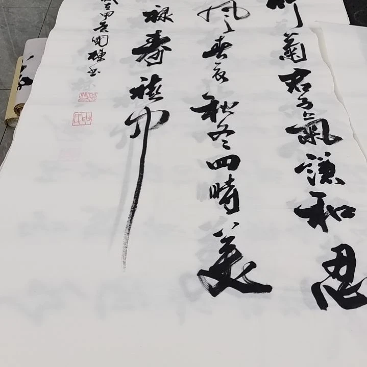 翰墨申国栋老师作品一副