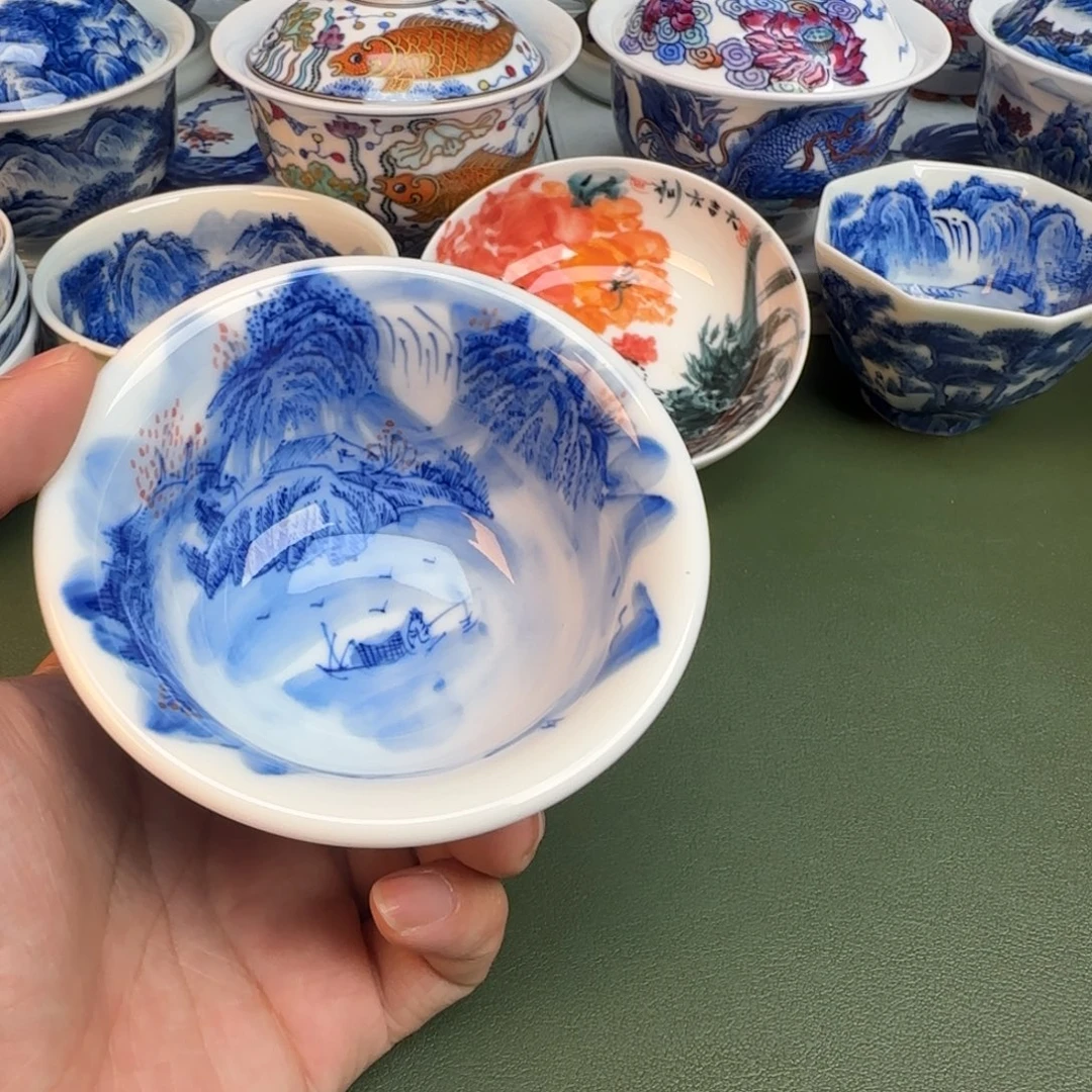 陶纯手工纯手绘茶具221