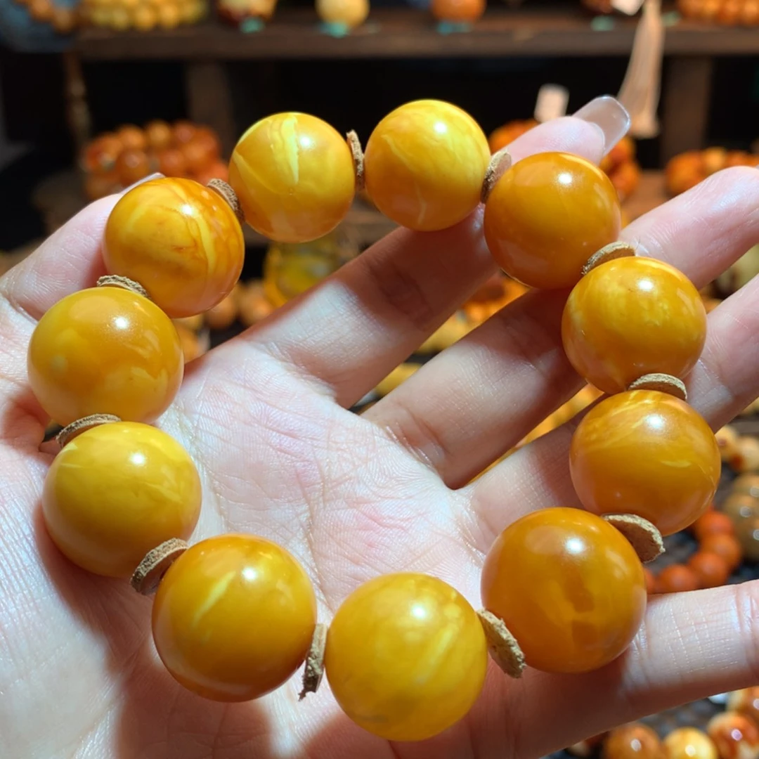 【闪购商品】手串蜜蜡未镶嵌蜜蜡手串