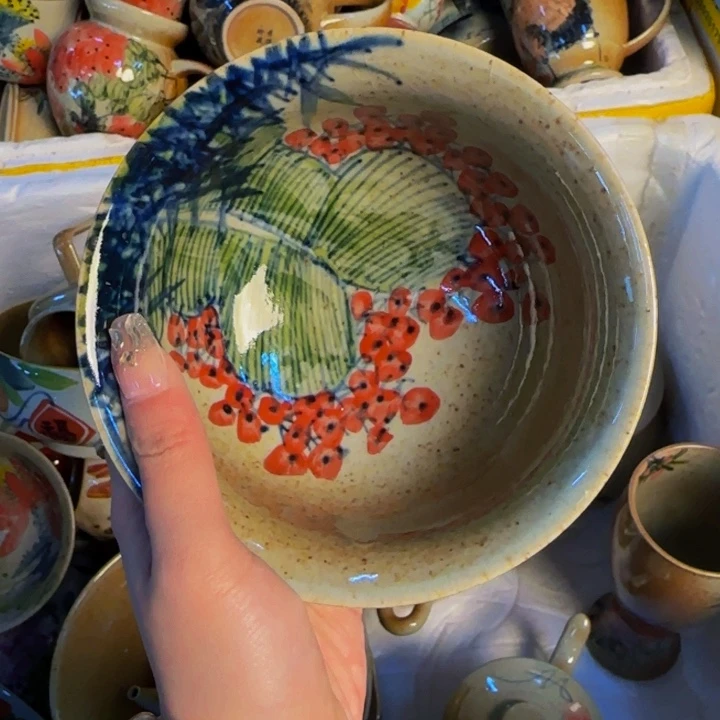 瓷片景德镇陶瓷手工手绘