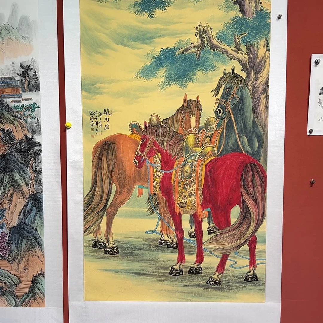 国画用****9沈梅画家作品