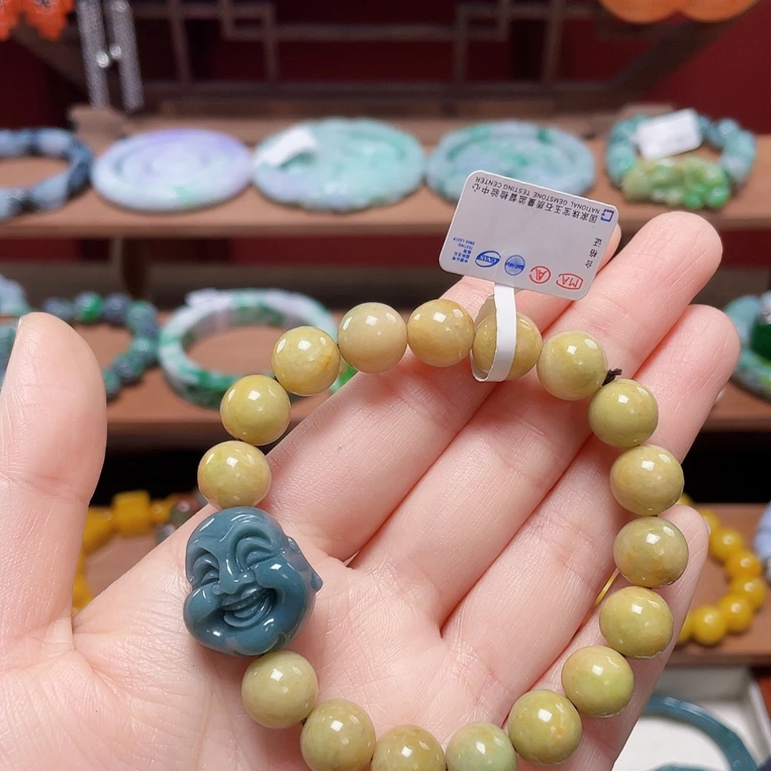 翡翠未镶嵌手链饰品