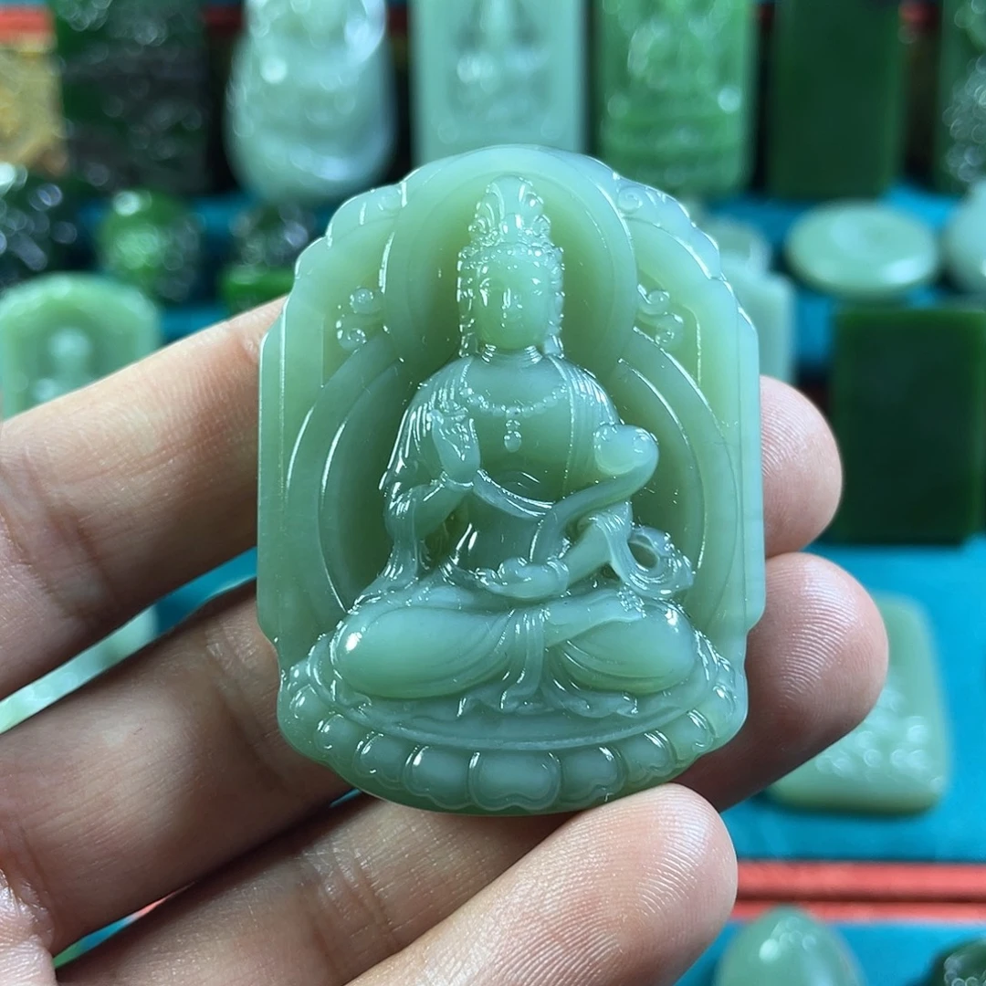 和田玉（碧玉）未镶嵌颈饰