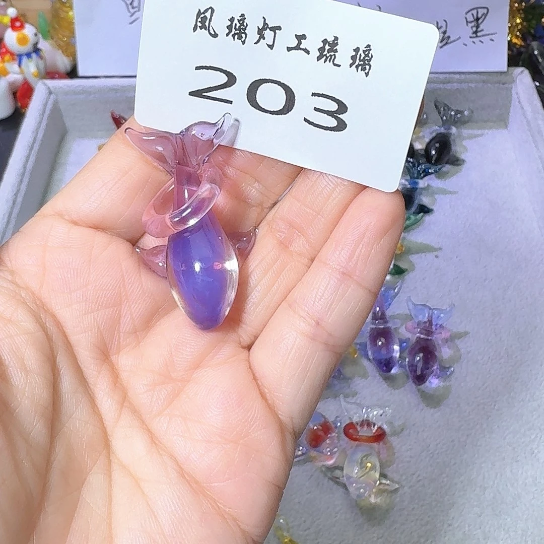 小****颈饰琉璃203鲸鱼吊坠