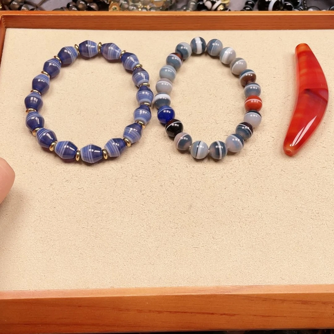 【闪购商品】合金玛瑙/玉髓珠宝半成品W****4