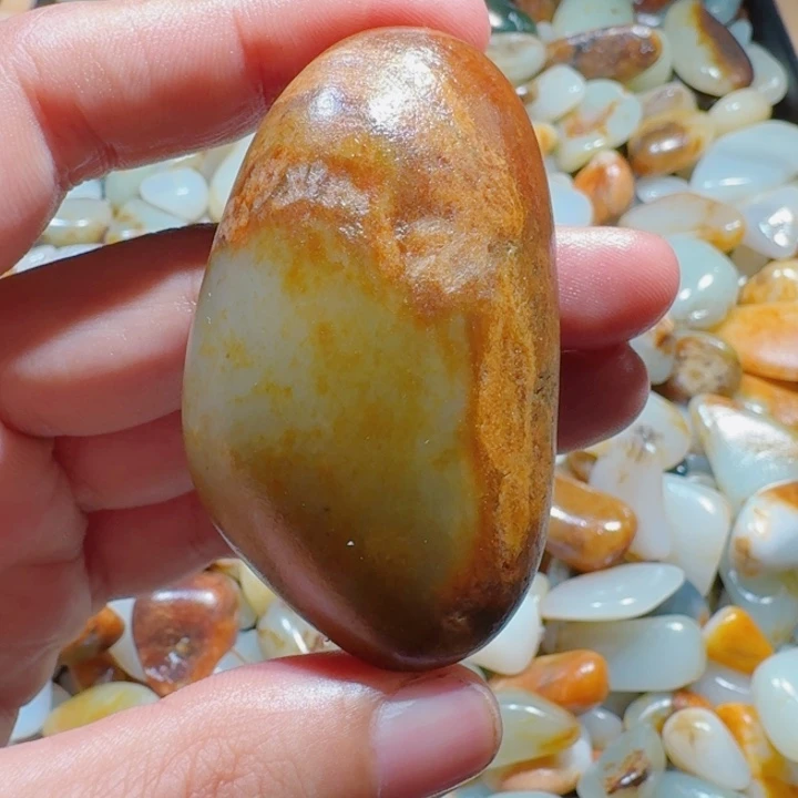 和田玉未镶嵌挂件58克