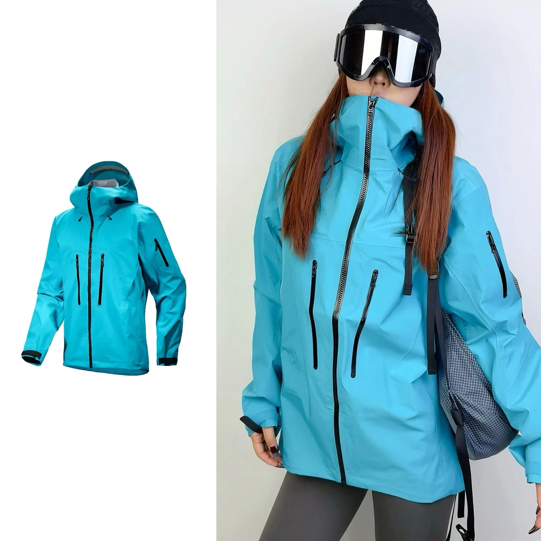 【定制刺绣】台州AlphaSV7硬壳冲锋衣高货防水保命登山服户外穿搭