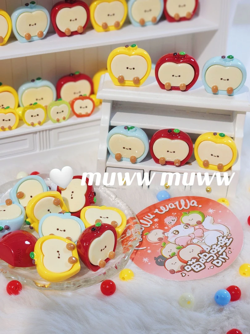 喵呜哇哇定制—果果2.0 “实深红实黄实蓝”混 食玩/配件diy