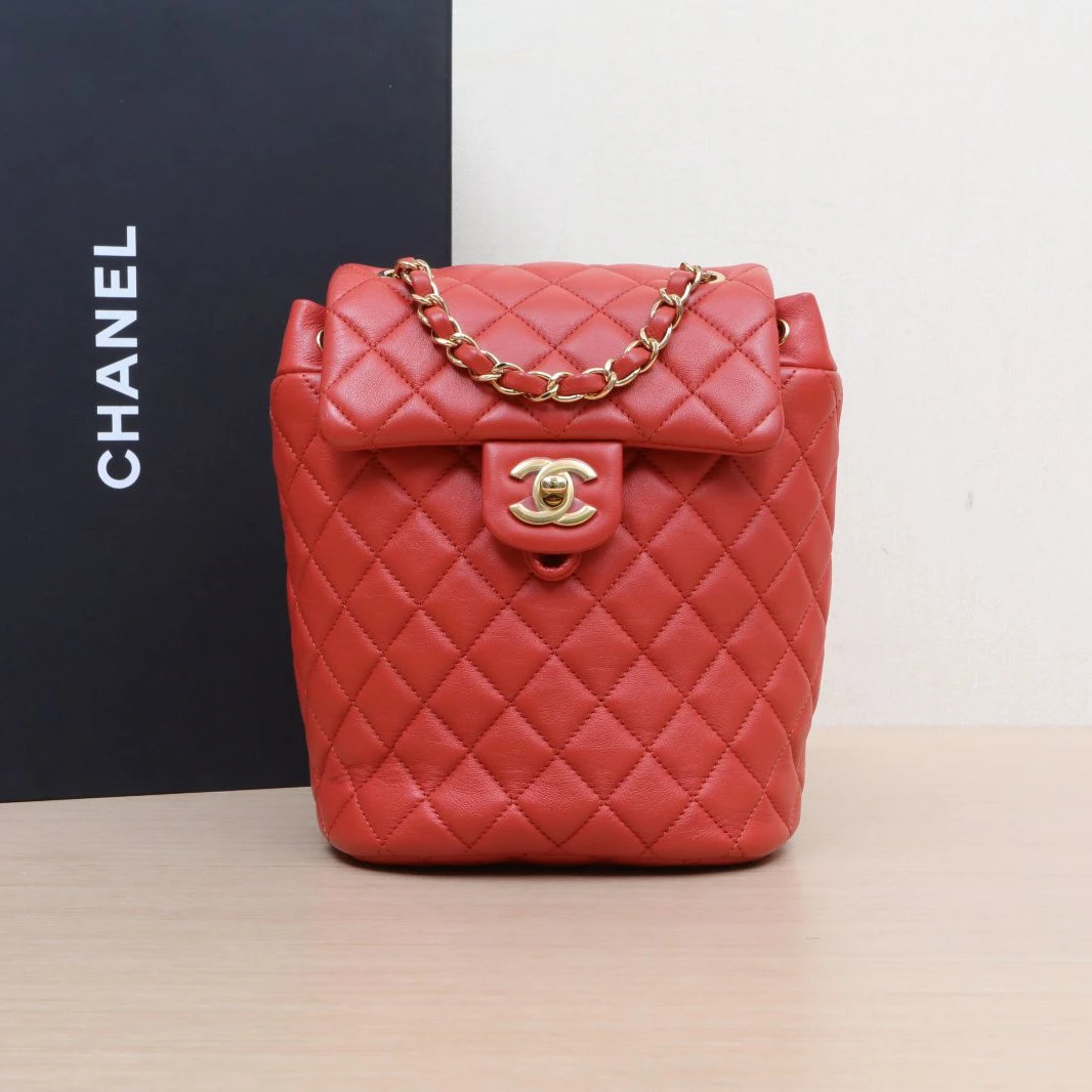 99新 Chanel/香奈儿 【双双】萨尔茨堡双肩包 小号 17 26开