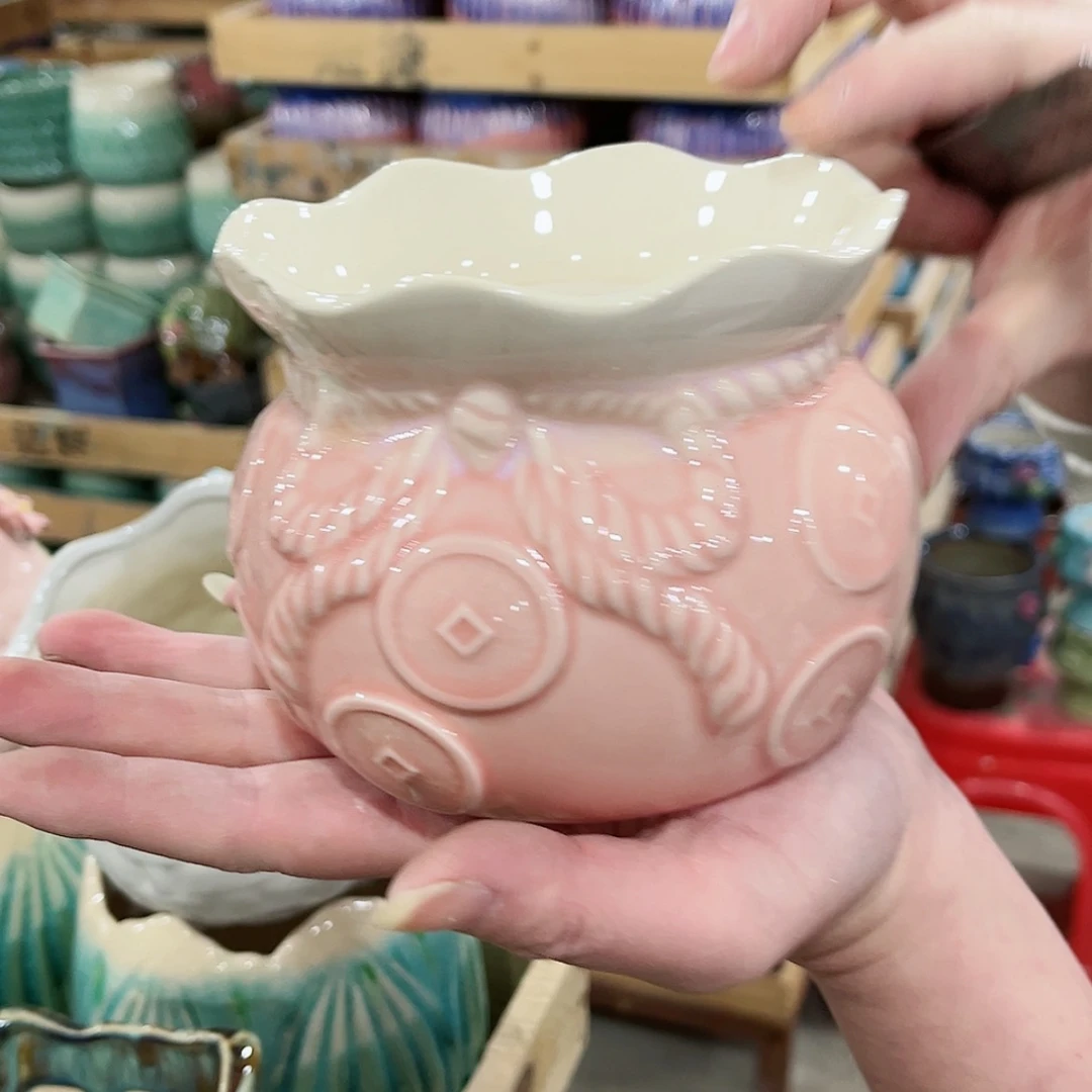 【闪购商品】陶瓷福利品凑满10元发货陶瓷花盆