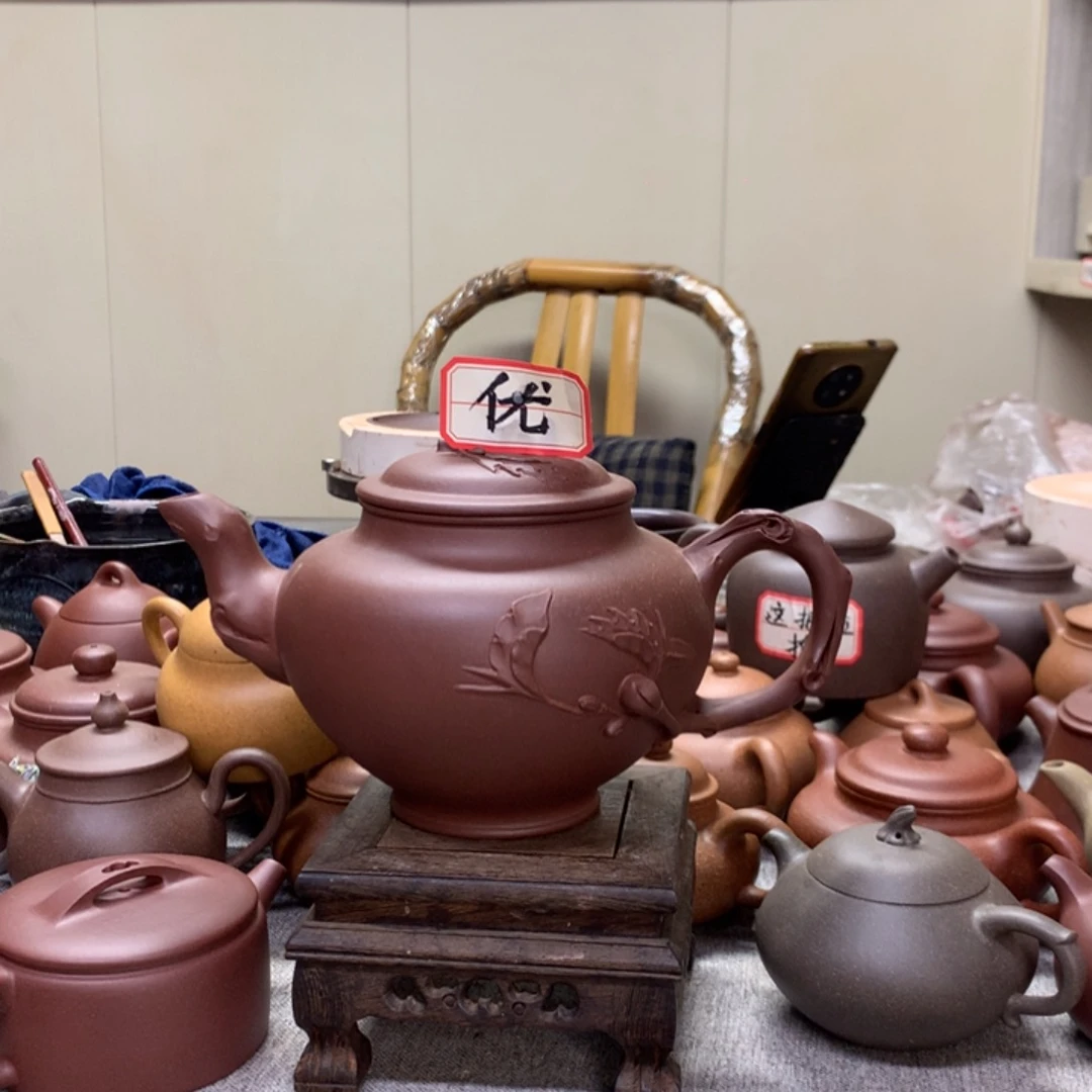 喜***梢茶壶底槽青半手工制作850 C