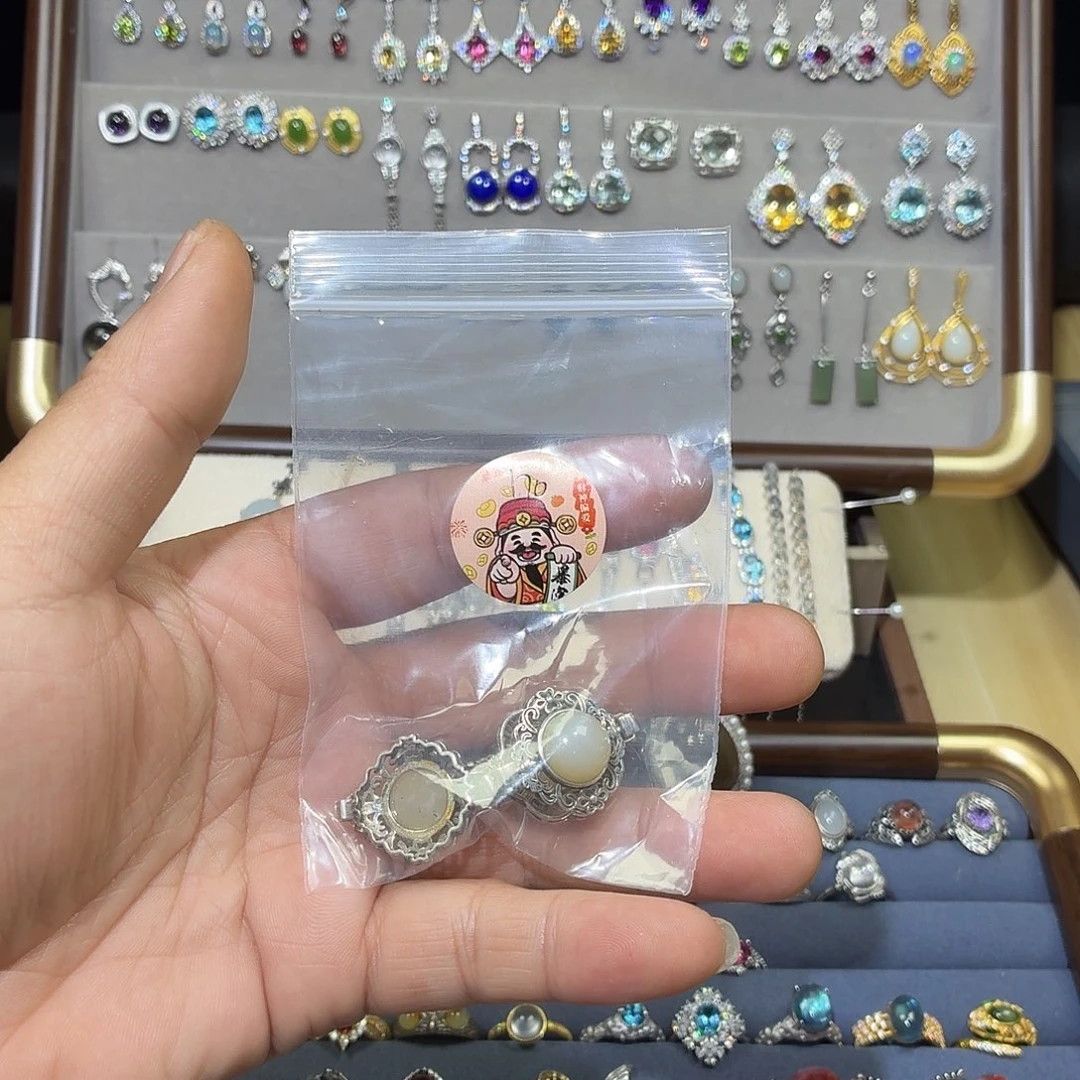 和田玉（糖玉）银S925镶嵌手链