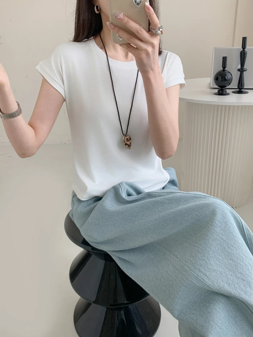 #8869冰感面膜T打底 休闲时尚百搭 多金女装直播间