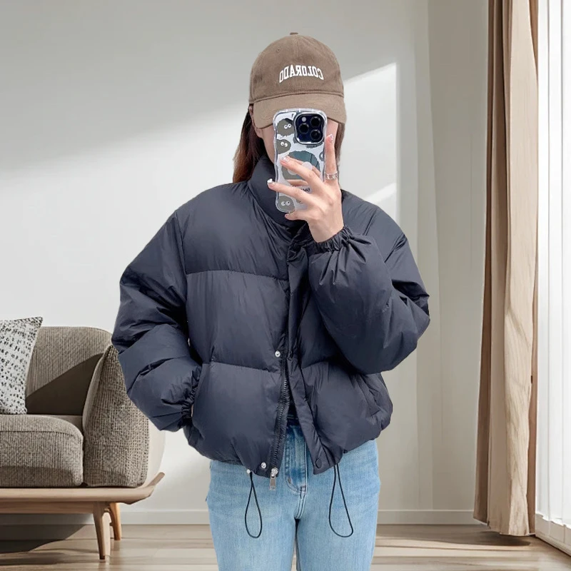 波司登极地羽绒服女款女短款冬季女高级感鸭绒新款羽绒面包