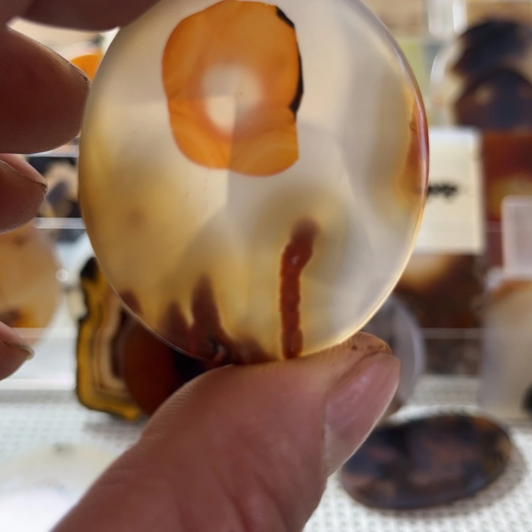 玛瑙/玉髓未镶嵌吊坠(不含链)