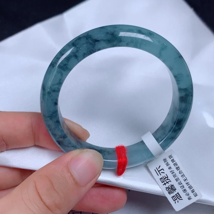 翡翠未镶嵌手镯b0331-15