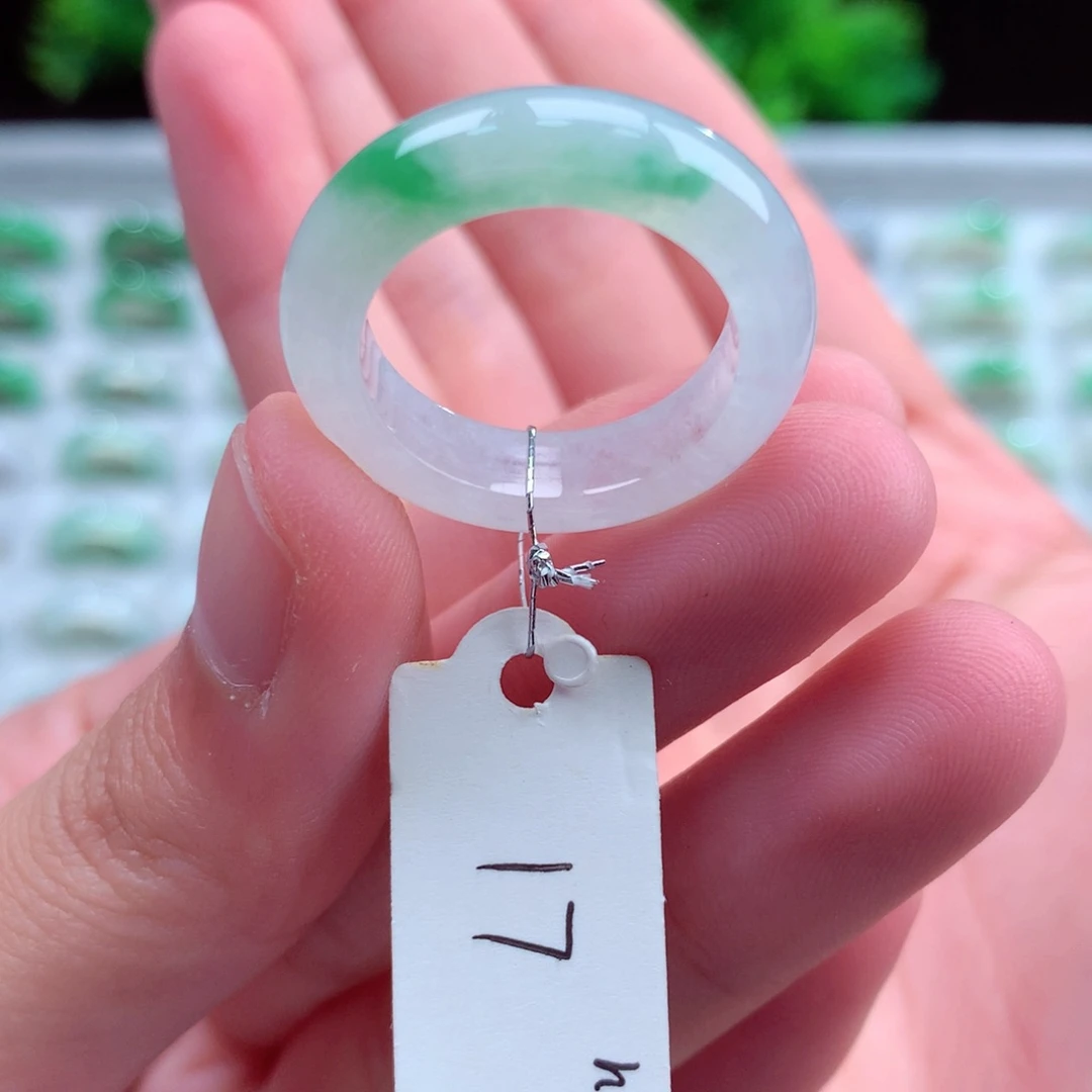 未镶嵌戒指翡翠天然