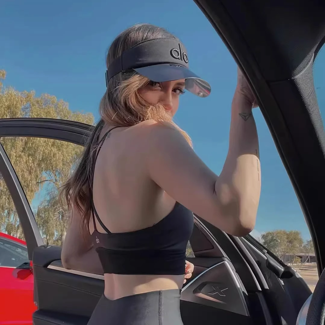 alo帽子空顶帽马拉松帽跑步专用防晒运动空顶帽户外网球高尔夫帽