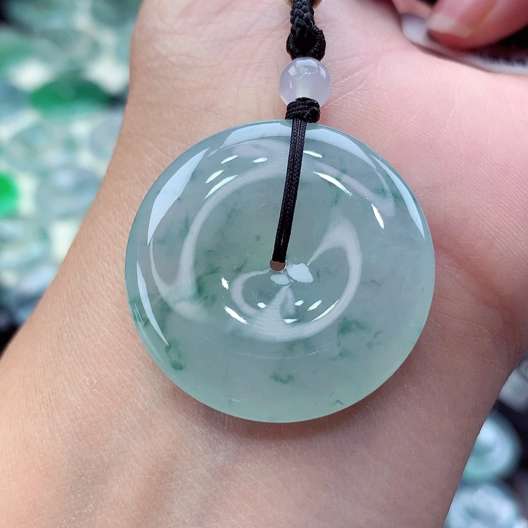 颈饰未镶嵌翡翠编号10尺寸31.1-5.7