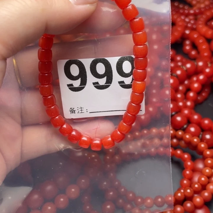 南红玛瑙手链未镶嵌