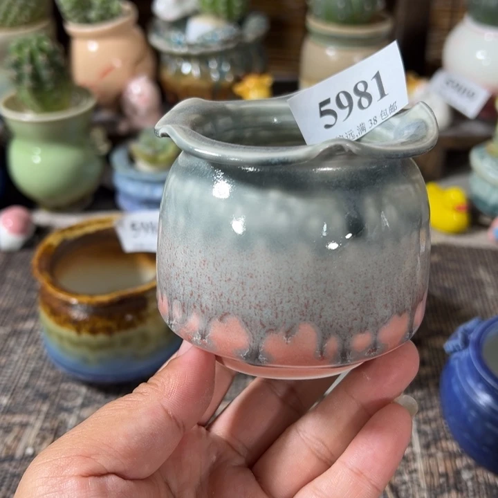 口5 手工花盆满30包邮