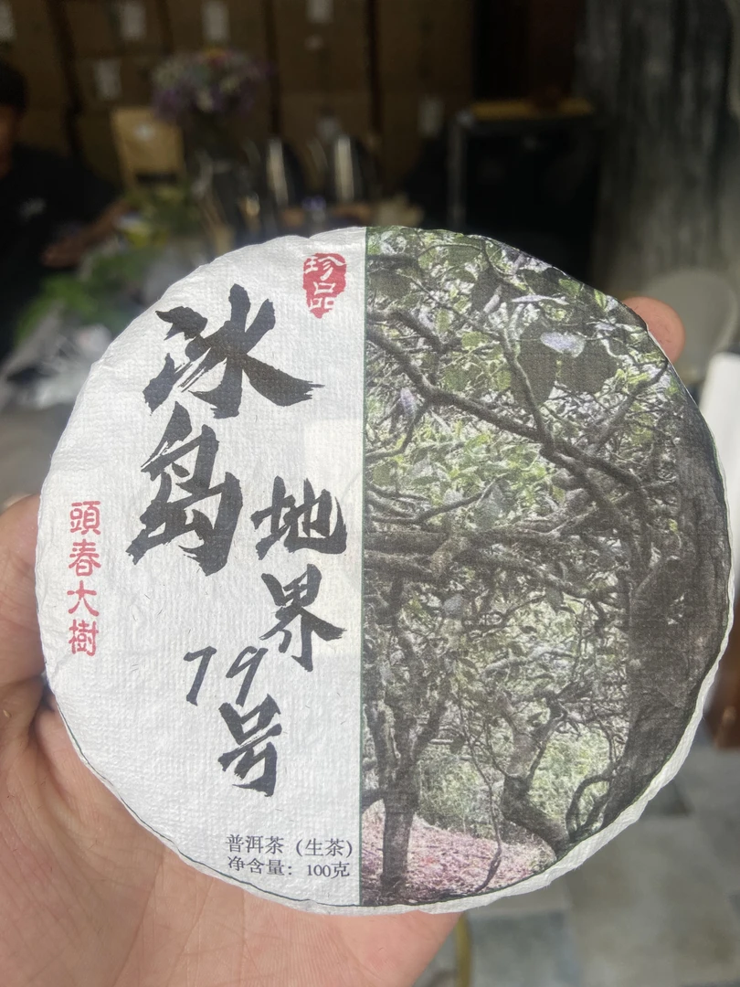 2024年冰岛地界大树茶饼普洱生茶冰糖甜韵香气足-可追根溯源