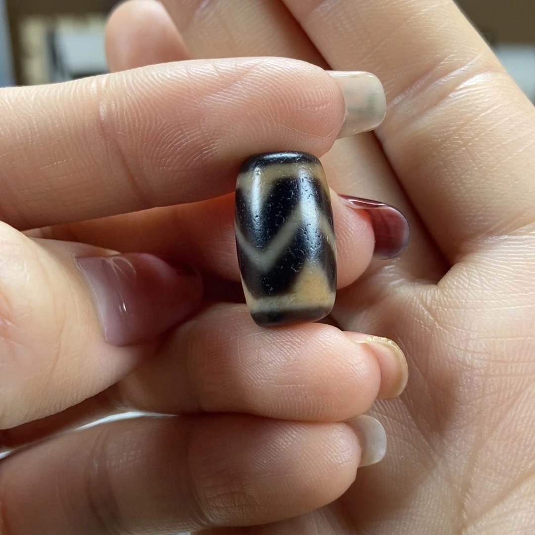 玛瑙/玉髓双牙牙未镶嵌