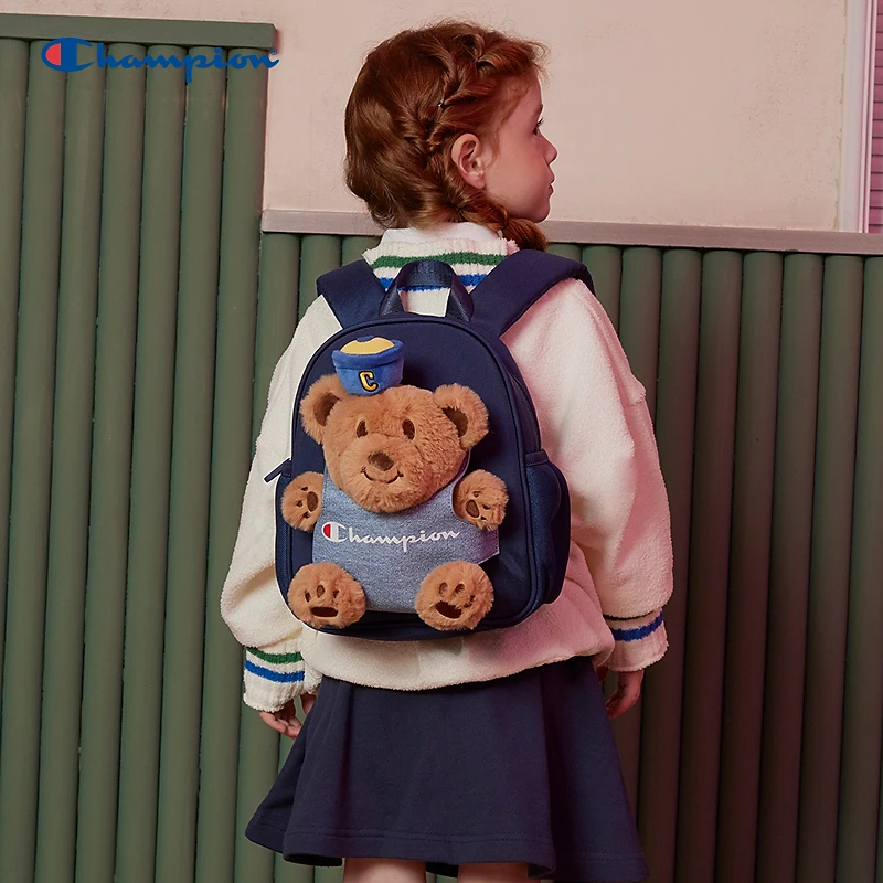 Champion冠军个性童趣可爱小熊双肩背包24KL01