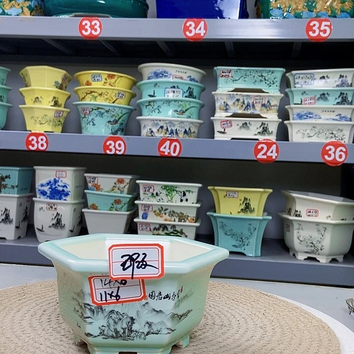 紫砂花瓶紫砂花盆