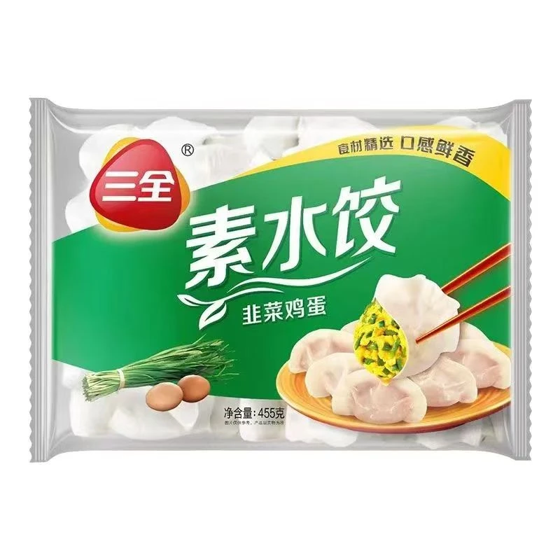 三全素水饺455g（韭菜鸡蛋） */袋