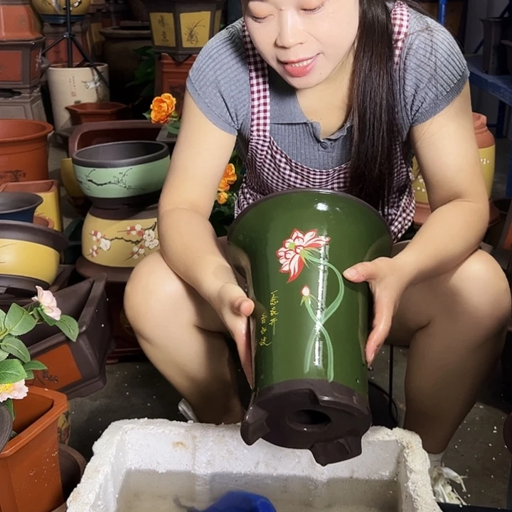 绿色大号一念花开花盆花盆花盆花盆