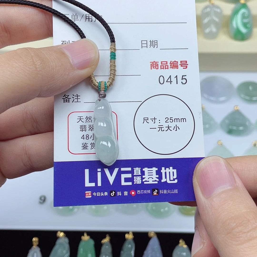 翡翠颈饰未镶嵌翡翠