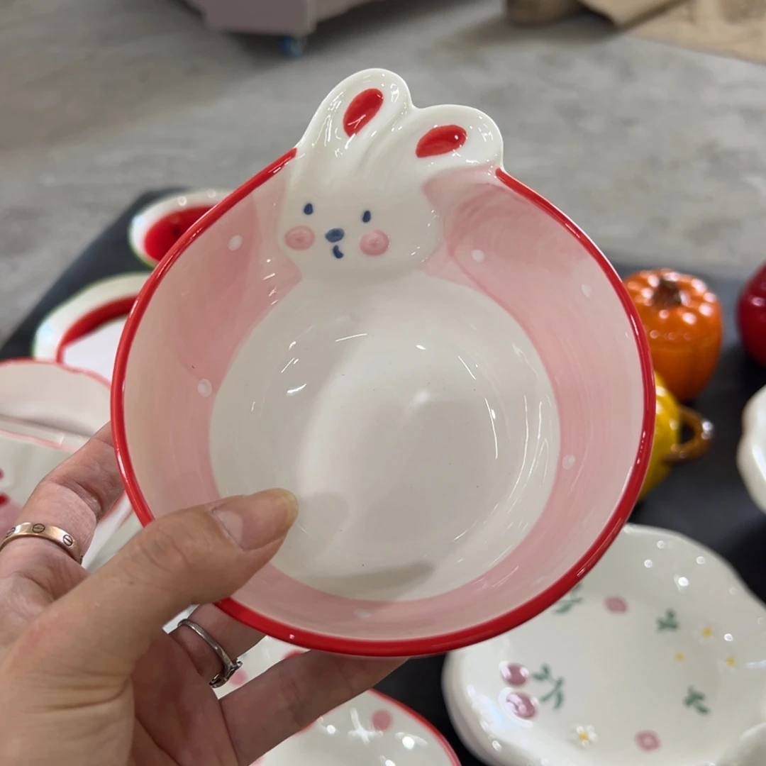 摆件高温陶瓷釉下彩正品！