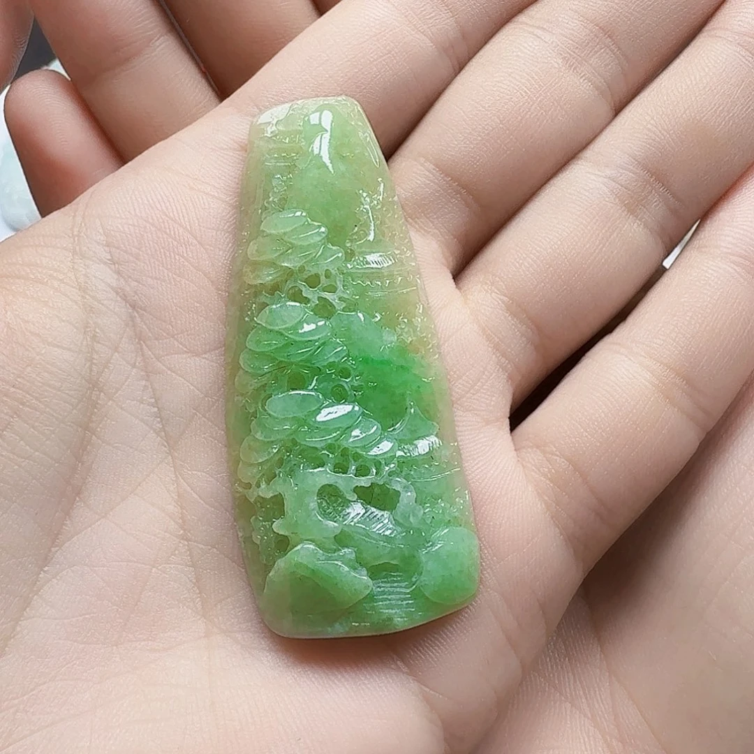 翡翠未镶嵌手链天然翡翠直播闪购