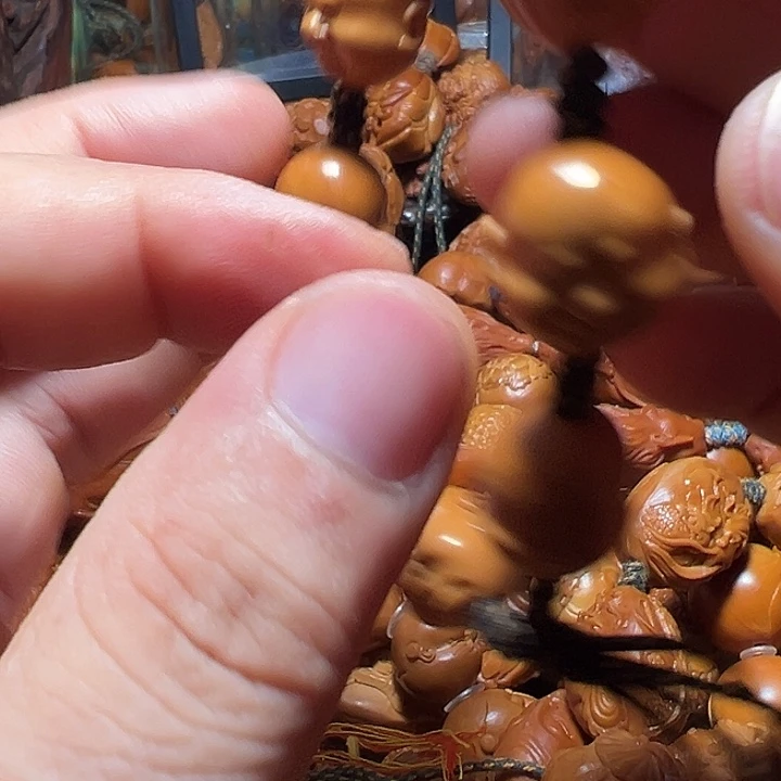 浪***妄手串/手链橄榄核淘气纯手工大鼻子