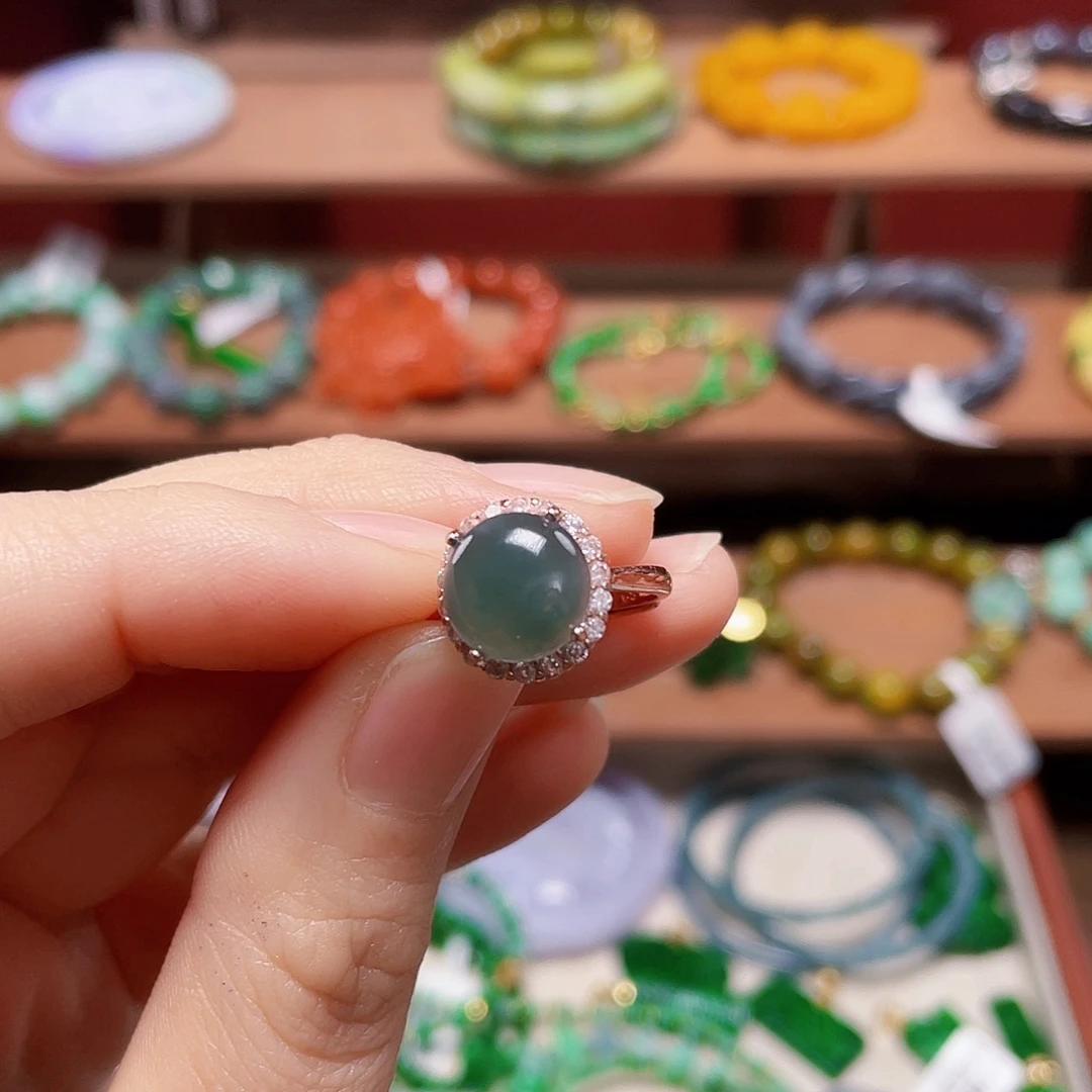 翡翠未镶嵌手链饰品