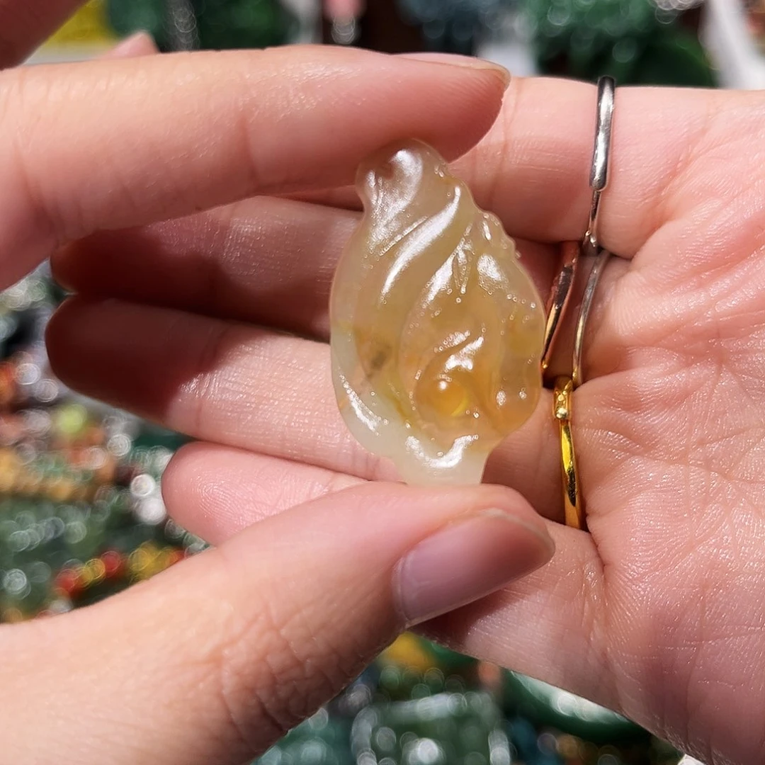 未镶嵌岫玉毛衣链