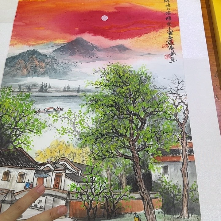 国画毛远鸣老师书画作品