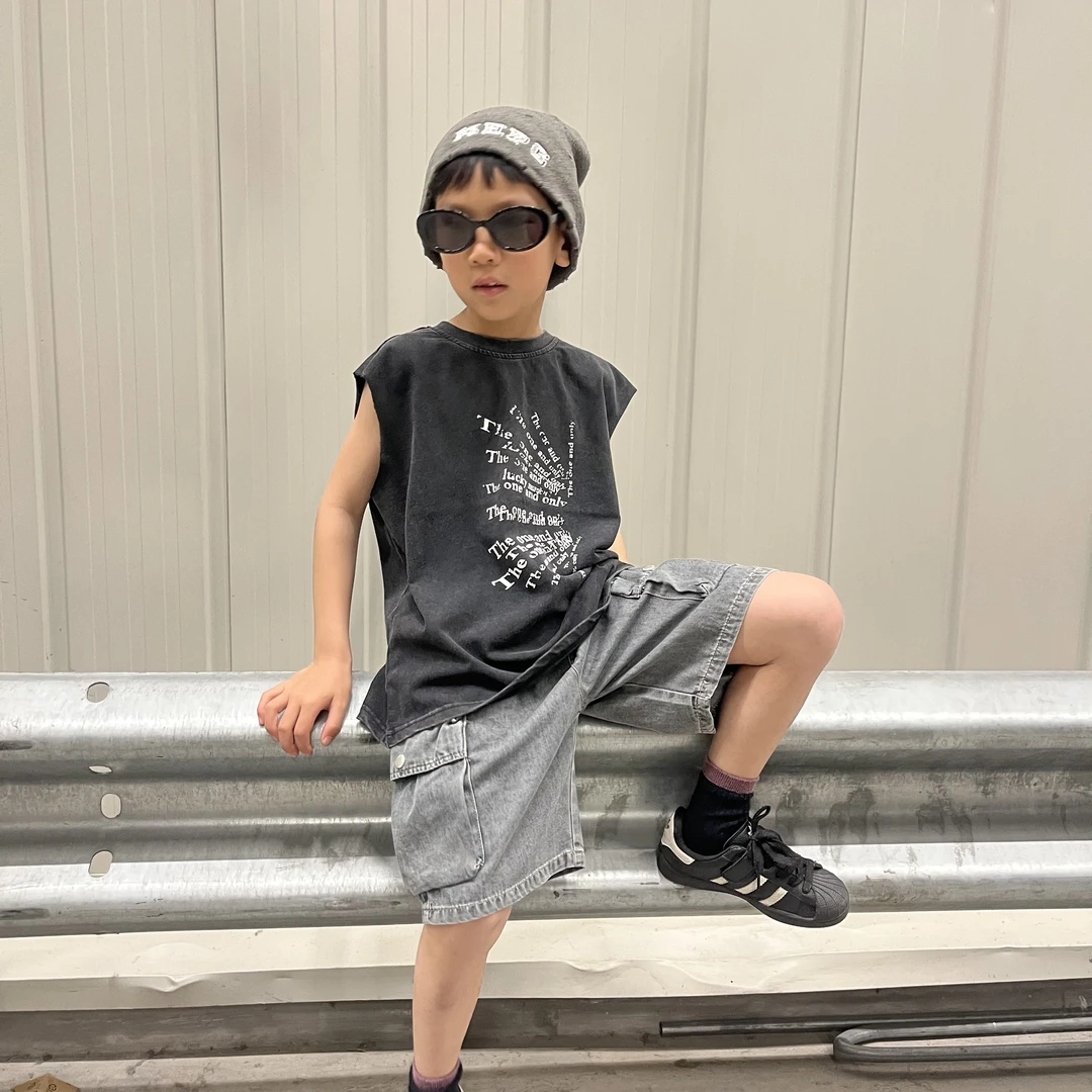 （036-084）儿童夏款时尚夏装男女童休闲童装