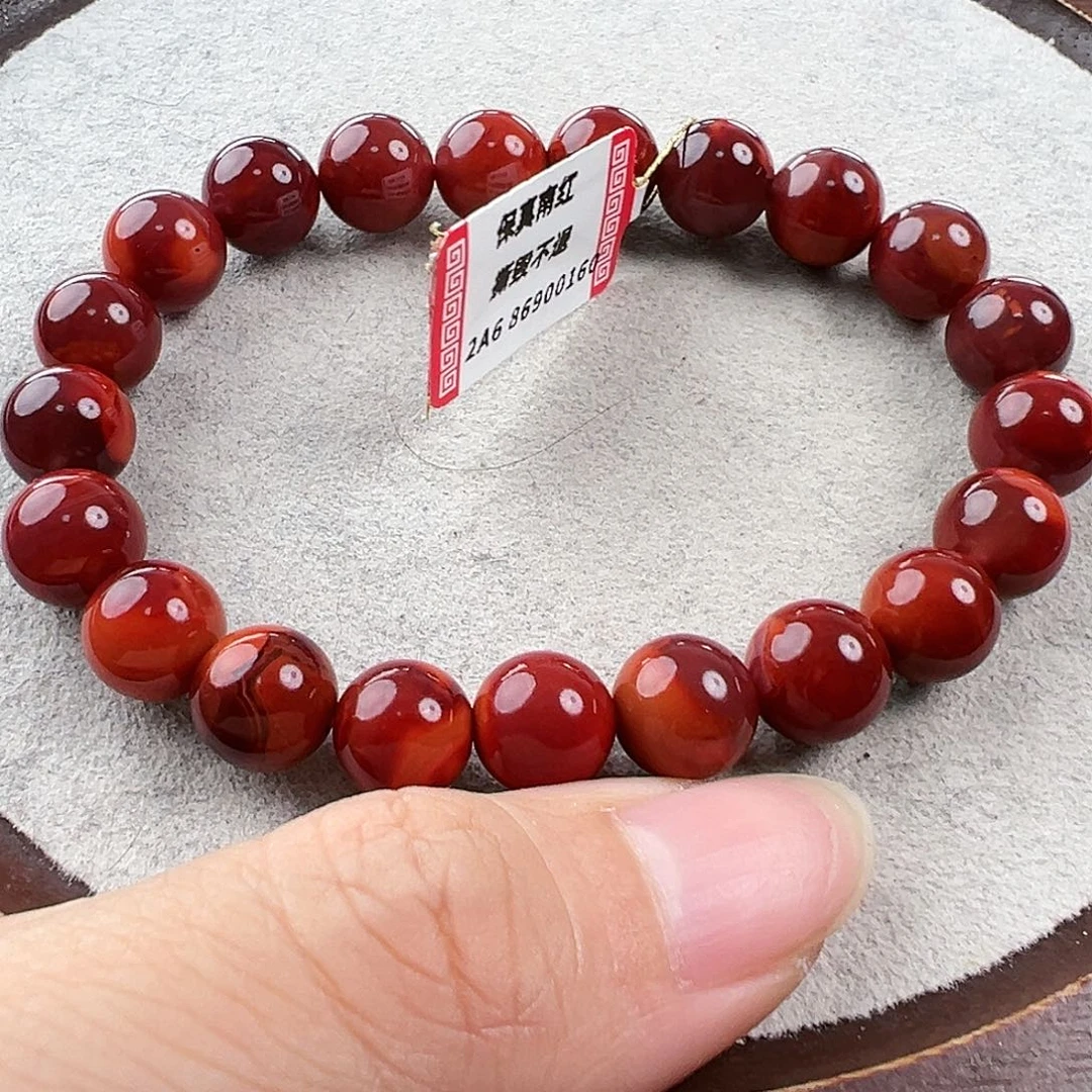 南红玛瑙手串未镶嵌