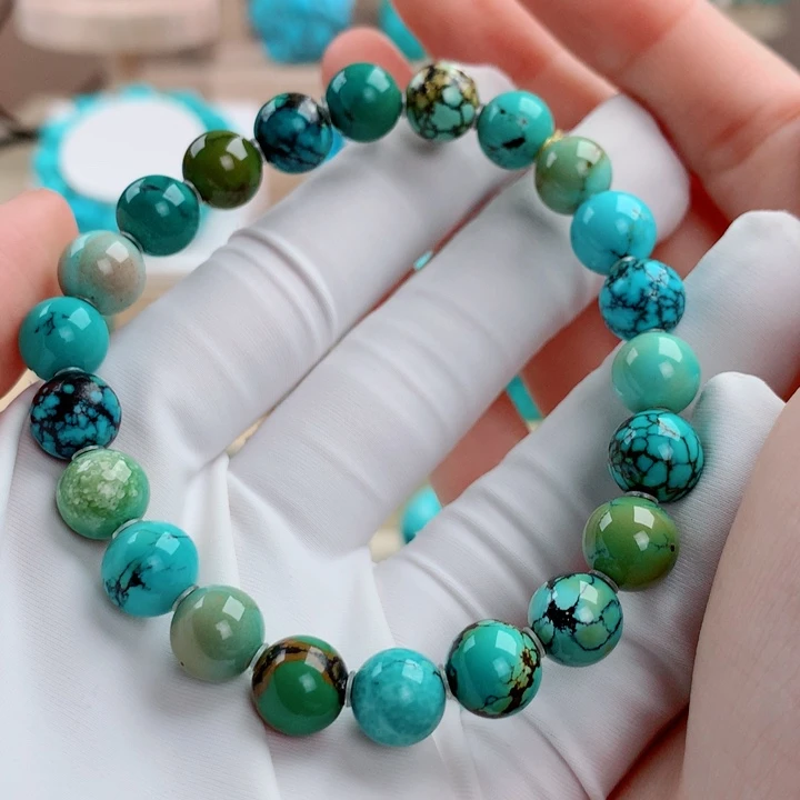 绿松石未镶嵌挂件