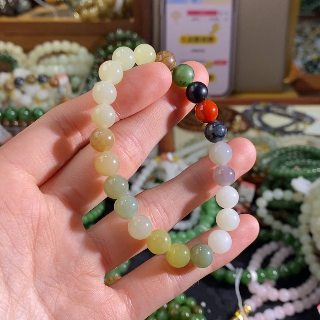 和田玉手链未镶嵌