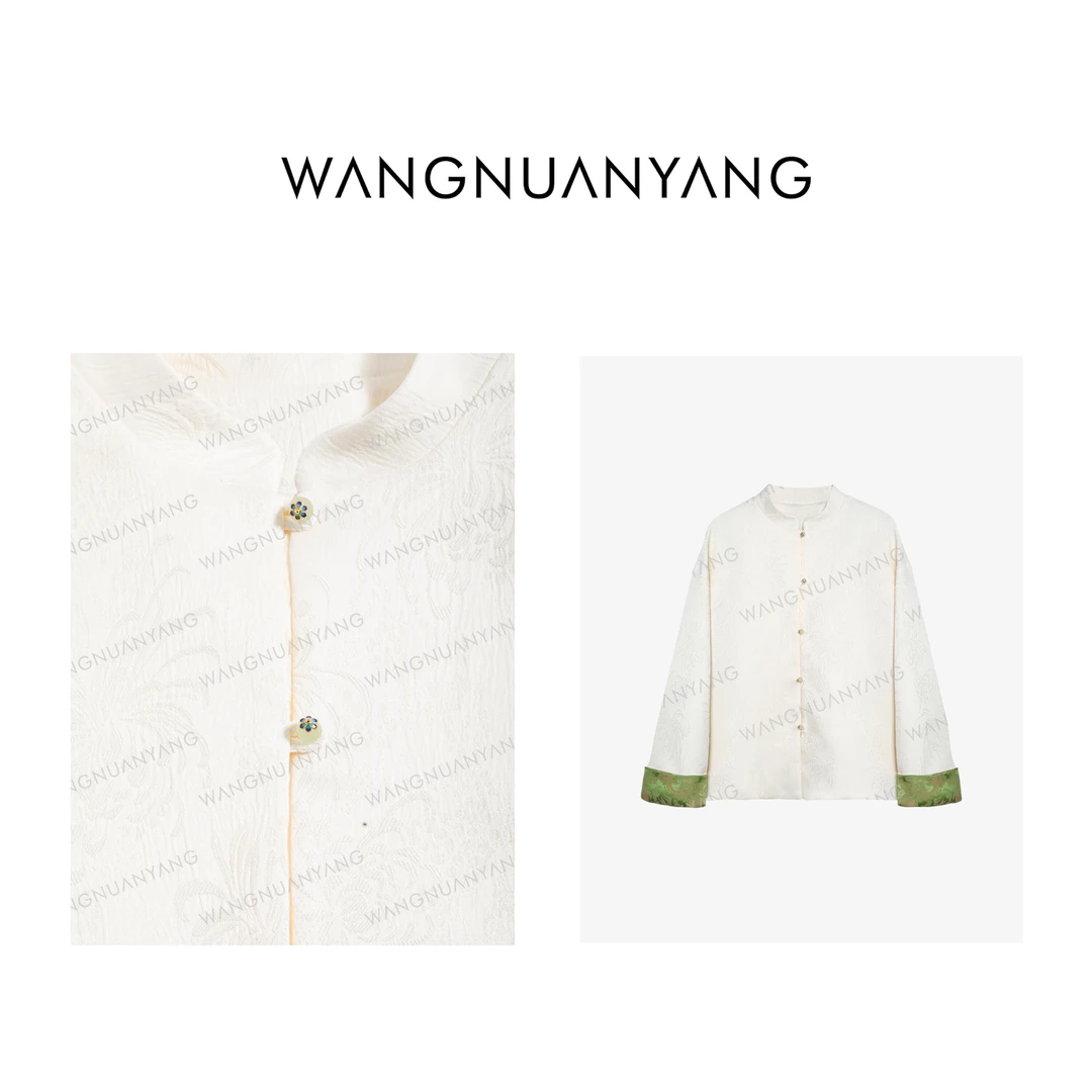 【王暖阳】芳草萋萋|春季新款国风新中式盘扣上衣外套58027