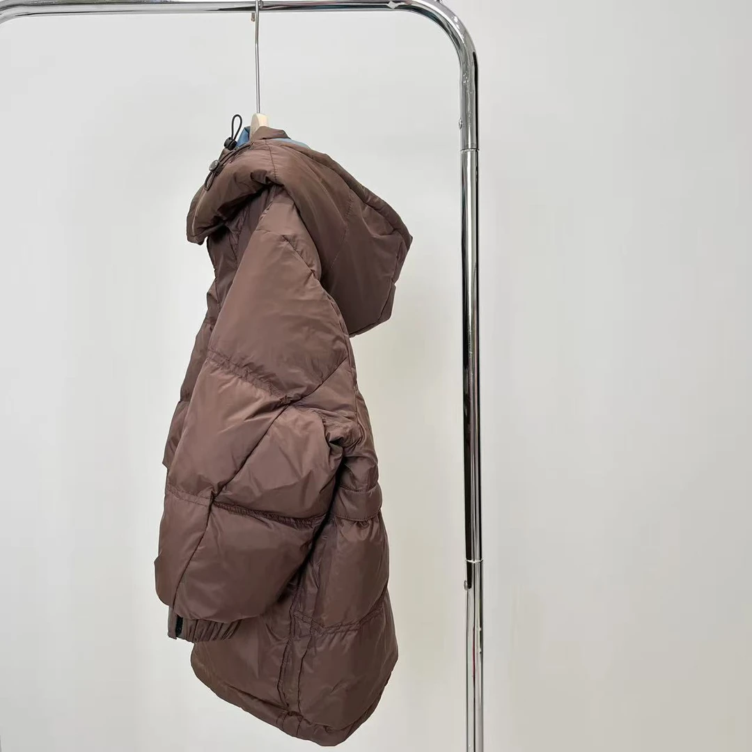冬款男童女童咖色羽绒服 5037素系